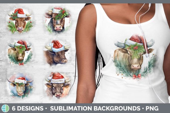 Christmas Bull Background Grunge Subli: A Seller's Review