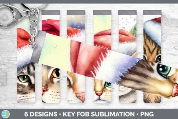 Christmas Cat Key Fob Wristlet Sublima: Illustrations Review