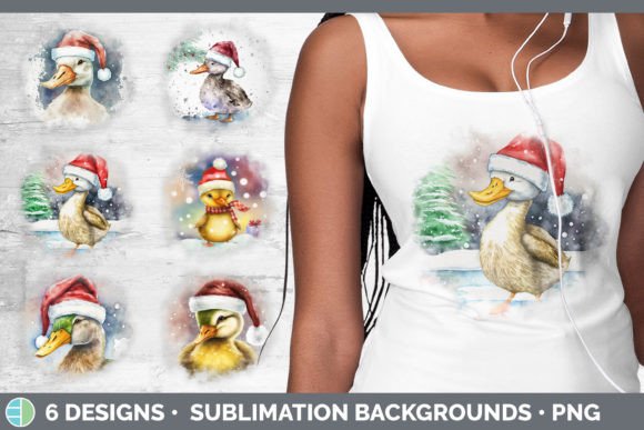 Christmas Duck Grunge: A Seller's Review of Illustrations