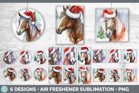 Christmas Horse Air Freshener Sublimat & Illustrations Review