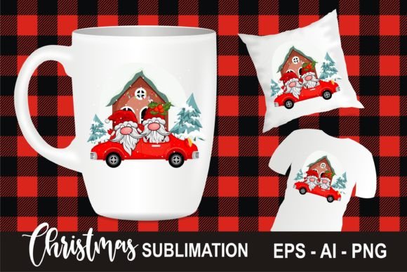 Christmas PNG Sublimation: Festive Illustrations for Brands