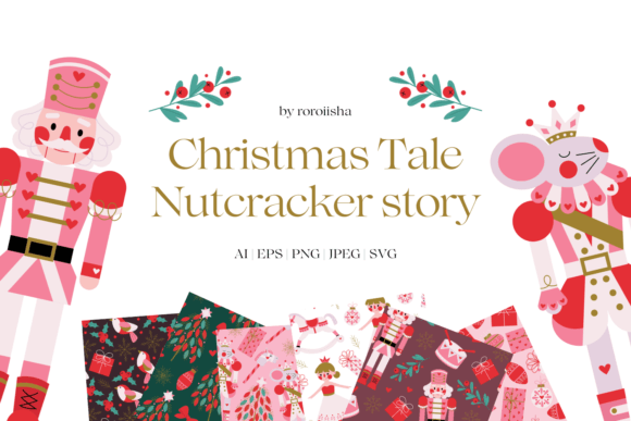 Christmas Tale Nutcracker Story: Festive Illustrations