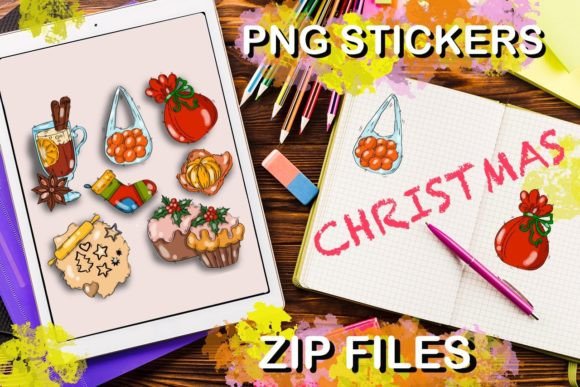 Cute Christmas Clipart: Festive Illustrations for Crafts