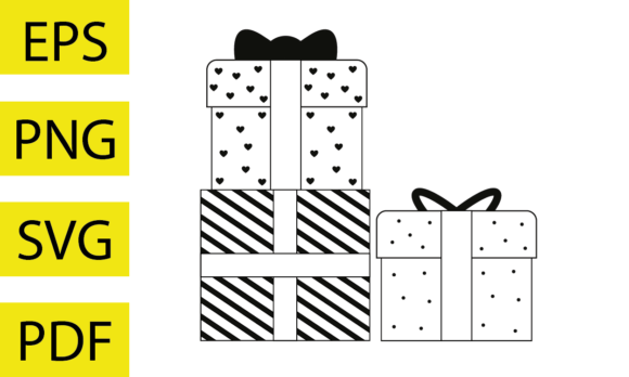 Merry Christmas Retro Gift: Festive Illustrations