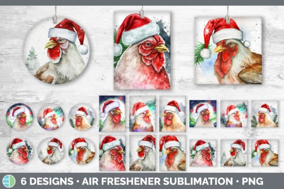 Review: Christmas Chicken Air Freshener Sublim for Holiday Stitching