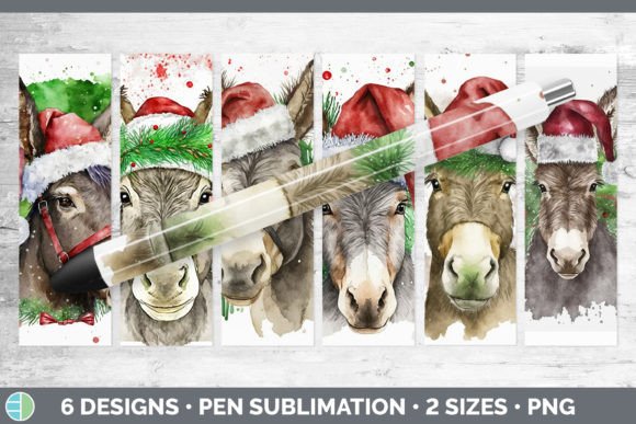 Review: Christmas Donkey Pen Wraps Epoxy Subli Illustrations