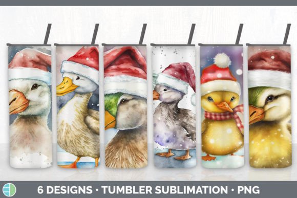 Review: Christmas Duck Tumbler Sublimation Bundl & Illustrations