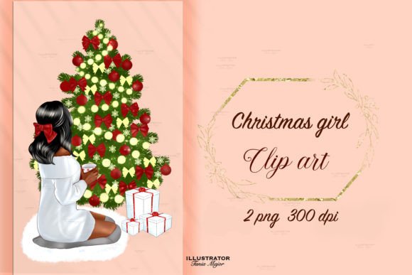 Review: Christmas Fashion Girl Clipart for Holiday Embroidery